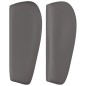 vidaXL Cabecero de cuero sintético gris 163x23x78/88 cm vidaXL Cabecero de cuero sintético gris 163x23x78/88 cm