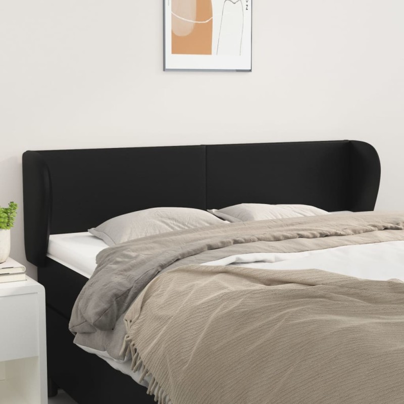 vidaXL Cabecero de cuero sintético gris 147x23x78/88 cm vidaXL Cabecero de cuero sintético gris 147x23x78/88 cm