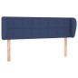 vidaXL Cabecero de tela azul 147x23x78/88 cm vidaXL Cabecero de tela azul 147x23x78/88 cm