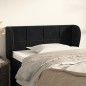 vidaXL Cabecero de terciopelo negro 103x23x78/88 cm vidaXL Cabecero de terciopelo negro 103x23x78/88 cm