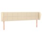 vidaXL Cabecero de tela color crema 163x23x78/88 cm vidaXL Cabecero de tela color crema 163x23x78/88 cm
