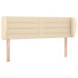 vidaXL Cabecero de tela color crema 147x23x78/88 cm vidaXL Cabecero de tela color crema 147x23x78/88 cm