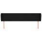 vidaXL Cabecero de tela negro 183x23x78/88 cm vidaXL Cabecero de tela negro 183x23x78/88 cm