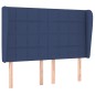 vidaXL Cabecero con orejas de tela azul 147x23x118/128 cm vidaXL Cabecero con orejas de tela azul 147x23x118/128 cm