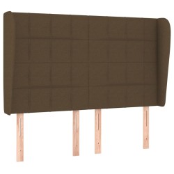 vidaXL Cabecero con orejas de tela gris claro 147x23x118/128 cm