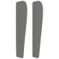 vidaXL Cabecero con orejas de tela gris oscuro 93x23x118/128 cm vidaXL Cabecero con orejas de tela gris oscuro 93x23x118/128 cm