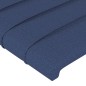 vidaXL Cabecero con orejas de tela azul 183x23x118/128 cm vidaXL Cabecero con orejas de tela azul 183x23x118/128 cm