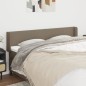 vidaXL Cabecero de tela gris taupe 203x16x78/88 cm vidaXL Cabecero de tela gris taupe 203x16x78/88 cm