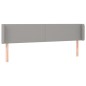vidaXL Cabecero de tela gris claro 183x16x78/88 cm vidaXL Cabecero de tela gris claro 183x16x78/88 cm
