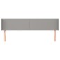 vidaXL Cabecero de tela gris claro 183x16x78/88 cm vidaXL Cabecero de tela gris claro 183x16x78/88 cm