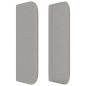 vidaXL Cabecero de tela gris claro 183x16x78/88 cm vidaXL Cabecero de tela gris claro 183x16x78/88 cm