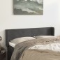 vidaXL Cabecero de terciopelo gris oscuro 147x16x78/88 cm vidaXL Cabecero de terciopelo gris oscuro 147x16x78/88 cm
