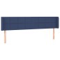 vidaXL Cabecero de tela azul 183x16x78/88 cm vidaXL Cabecero de tela azul 183x16x78/88 cm