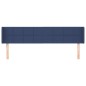 vidaXL Cabecero de tela azul 183x16x78/88 cm vidaXL Cabecero de tela azul 183x16x78/88 cm