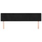 vidaXL Cabecero de terciopelo negro 183x16x78/88 cm vidaXL Cabecero de terciopelo negro 183x16x78/88 cm