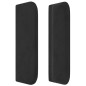 vidaXL Cabecero de terciopelo negro 183x16x78/88 cm vidaXL Cabecero de terciopelo negro 183x16x78/88 cm