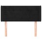 vidaXL Cabecero de terciopelo negro 83x16x78/88 cm vidaXL Cabecero de terciopelo negro 83x16x78/88 cm