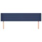 vidaXL Cabecero de tela azul 183x16x78/88 cm vidaXL Cabecero de tela azul 183x16x78/88 cm