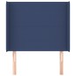 vidaXL Cabecero con orejas de tela azul 103x16x118/128 cm vidaXL Cabecero con orejas de tela azul 103x16x118/128 cm