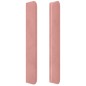 vidaXL Cabecero con orejas de terciopelo rosa 147x16x118/128 cm vidaXL Cabecero con orejas de terciopelo rosa 147x16x118/128 cm