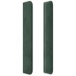 vidaXL Cabecero con orejas de terciopelo verde oscuro 163x16x118/128cm vidaXL Cabecero con orejas de terciopelo verde oscuro 163x16x118/128cm