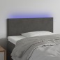 vidaXL Cabecero con LED de terciopelo gris oscuro 80x5x78/88 cm vidaXL Cabecero con LED de terciopelo gris oscuro 80x5x78/88 cm
