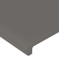 vidaXL Cabecero con LED cuero sintético gris 180x5x78/88 cm vidaXL Cabecero con LED cuero sintético gris 180x5x78/88 cm