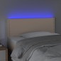 vidaXL Cabecero con LED cuero sintético color capuchino 90x5x78/88 cm vidaXL Cabecero con LED cuero sintético color capuchino 90x5x78/88 cm