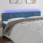vidaXL Cabecero con LED de terciopelo marrón oscuro 160x5x78/88 cm vidaXL Cabecero con LED de terciopelo marrón oscuro 160x5x78/88 cm