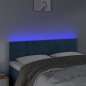 vidaXL Cabecero con LED de terciopelo marrón oscuro 144x5x78/88 cm vidaXL Cabecero con LED de terciopelo marrón oscuro 144x5x78/88 cm