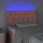 vidaXL Cabecero con LED de terciopelo rosa 80x7x78/88 cm vidaXL Cabecero con LED de terciopelo rosa 80x7x78/88 cm
