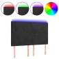 vidaXL Cabecero con luces LED terciopelo negro 144x5x118/128 cm vidaXL Cabecero con luces LED terciopelo negro 144x5x118/128 cm