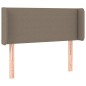 vidaXL Cabecero con LED de tela gris taupe 93x16x78/88 cm vidaXL Cabecero con LED de tela gris taupe 93x16x78/88 cm