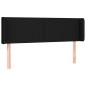 vidaXL Cabecero con LED de tela negro 147x16x78/88 cm vidaXL Cabecero con LED de tela negro 147x16x78/88 cm