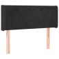 vidaXL Cabecero con LED de terciopelo negro 93x16x78/88 cm vidaXL Cabecero con LED de terciopelo negro 93x16x78/88 cm