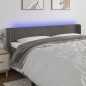 vidaXL Cabecero con LED de terciopelo gris oscuro 183x16x78/88 cm vidaXL Cabecero con LED de terciopelo gris oscuro 183x16x78/88 cm