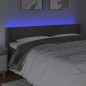vidaXL Cabecero con LED de terciopelo gris oscuro 183x16x78/88 cm vidaXL Cabecero con LED de terciopelo gris oscuro 183x16x78/88 cm