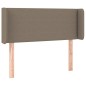 vidaXL Cabecero con LED de tela gris taupe 83x16x78/88 cm vidaXL Cabecero con LED de tela gris taupe 83x16x78/88 cm