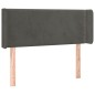 vidaXL Cabecero con LED de terciopelo gris oscuro 93x16x78/88 cm vidaXL Cabecero con LED de terciopelo gris oscuro 93x16x78/88 cm