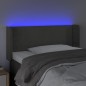 vidaXL Cabecero con LED de terciopelo gris oscuro 93x16x78/88 cm vidaXL Cabecero con LED de terciopelo gris oscuro 93x16x78/88 cm