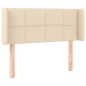 vidaXL Cabecero con LED de tela crema 93x16x78/88 cm vidaXL Cabecero con LED de tela crema 93x16x78/88 cm