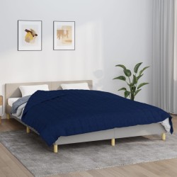vidaXL Manta con peso tela azul 200x220 cm 13 kg