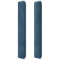 vidaXL Cabecero con LED de terciopelo azul oscuro 183x16x118/128 cm vidaXL Cabecero con LED de terciopelo azul oscuro 183x16x118/128 cm