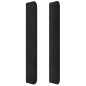 vidaXL Cabecero con LED de terciopelo negro 183x16x118/128 cm vidaXL Cabecero con LED de terciopelo negro 183x16x118/128 cm