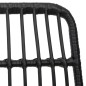 vidaXL Juego de comedor de jardín 7 piezas ratán sintético negro vidaXL Juego de comedor de jardín 7 piezas ratán sintético negro