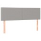 vidaXL Cama box spring con colchón tela gris claro 140x190 cm vidaXL Cama box spring con colchón tela gris claro 140x190 cm