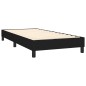 vidaXL Cama box spring con colchón tela negro 90x190 cm vidaXL Cama box spring con colchón tela negro 90x190 cm