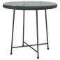 vidaXL Juego de comedor de jardín 5 piezas ratán sintético negro vidaXL Juego de comedor de jardín 5 piezas ratán sintético negro