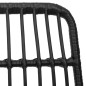 vidaXL Juego de comedor de jardín 7 piezas ratán sintético negro vidaXL Juego de comedor de jardín 7 piezas ratán sintético negro