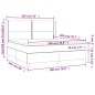vidaXL Cama box spring con colchón cuero sintético capuchino 180x200cm vidaXL Cama box spring con colchón cuero sintético capuchino 180x200cm